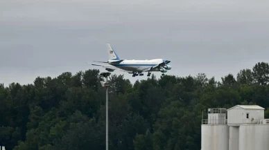 Trump, Putin ile görüşme yapacağı Alaska'ya ulaştı