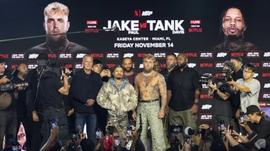 Jake Paul ile Gervonta basın toplantısında yüz yüze geldi