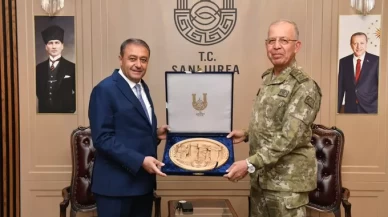 2. Ordu Komutanı Korgeneral Topaloğlu Şanlıurfa Valisi Şıldak'ı ziyaret etti