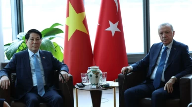 Cumhurbaşkanı Erdoğan, Vietnam Devlet Başkanı Luong Cuong ile görüştü