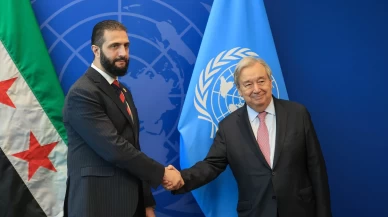 BM Genel Sekreteri Guterres, Suriye Cumhurbaşkanı Şara ile görüştü