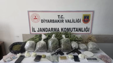Diyarbakır’da 45 kilo esrar ele geçirildi