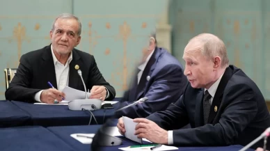 İran Cumhurbaşkanı Pezeşkiyan, Rusya Devlet Başkanı Putin ile bir araya geldi