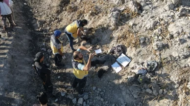 Suriye’de korkunç tablo! Dün ortaya çıkan toplu mezarda 75 ceset daha bulundu