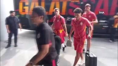 Galatasaray, Frankfurt deplasmanını için Almanya'ya gitti