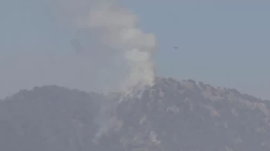 Denizli'de korkutan yangın!