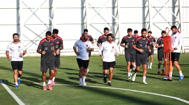 A Milli Takım, İspanya maçı hazırlıklarına başladı