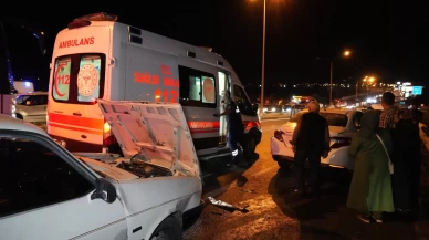 Kırıkkale'de zincirleme kaza: 3 yaralı