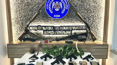 Antalya'da çok sayıda ruhsatsız silah ele geçti: 9 gözaltı