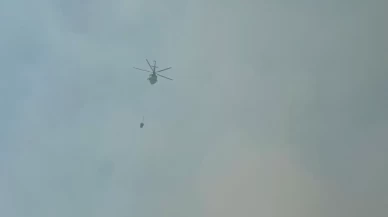 Düzce’deki orman yangını 6. saatinde: Havadan ve karadan müdahale sürüyor