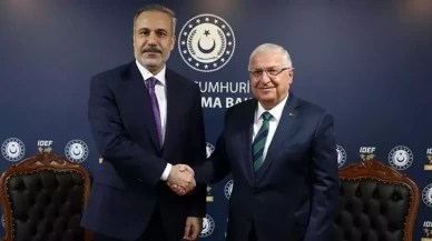 Bakan Güler, Dışişleri Bakanı Fidan ile görüştü