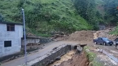 Rize'nin Ardeşen ilçesi Tunca beldesinde hasar tespit çalışmaları başladı