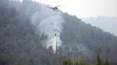 Kastamonu-Karabük sınırındaki iki orman yangınına müdahale sürüyor