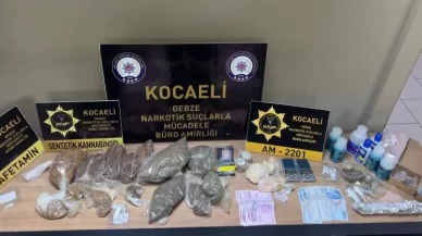 Kocaeli'de narkotik operasyonu: 8 gözaltı