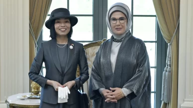 Emine Erdoğan, Japonya Altes Prensesi Mikasa ile görüştü