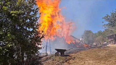 Karabük'te yangın paniği