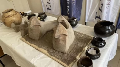 Boğa başlı sunak gün yüzüne çıkarıldı