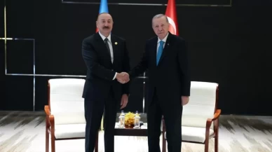 Cumhurbaşkanı Erdoğan, Aliyev ile görüştü