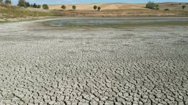Tekirdağ’da Yeşilsırt Göleti kuraklık nedeniyle kuruma tehlikesiyle karşı karşıya