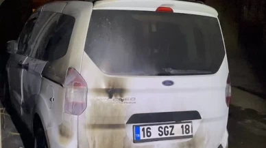 Bursa’da gece yarısı araç kundaklama: Şüpheli kısa sürede yakalandı