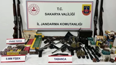 Ev değil cephanelik: 60 yaşındaki şahıs tutuklandı