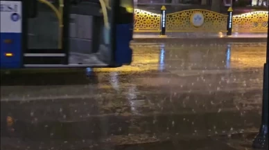 Elazığ’da sağanak yağış etkili oldu