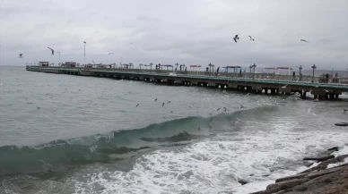 Marmara'da deniz ulaşımına Poyraz engeli