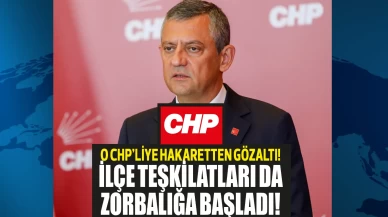 CHP; zorba tavrını bir kez daha ispatladı! Hakaret eden CHP'liye gözaltı!
