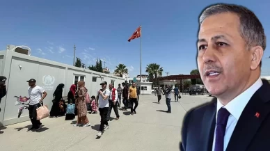 Bakan Yerlikaya açıkladı! İşte ülkesine dönen Suriyeli sayısı