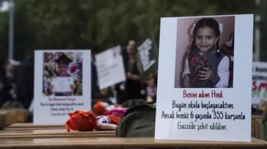 AK Parti'den Gazzeli çocuklar için 'Boş Sıralar' etkinliği