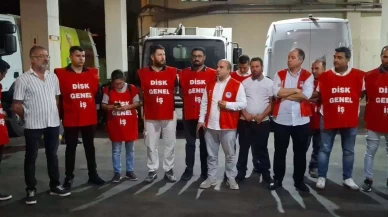 Karşıyaka Belediyesi işçileri maaş alamayınca yeniden iş bıraktı