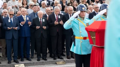 MHP Lideri Devlet Bahçeli, Abdülkerim Doğru’nun TBMM’deki cenaze törenine katıldı