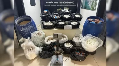 Mersin'de 3 milyon 542 bin uyuşturucu hap ele geçirildi