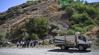 Kayalık alandan düşen 334 küçükbaş hayvan telef oldu