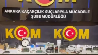 Ankara'da casusluk cihazı operasyonu!