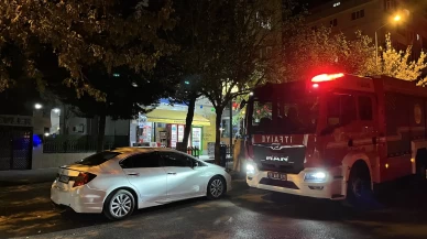 Apartmana yayılan gaz kokusu paniğe neden oldu