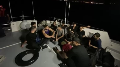 İzmir açıklarında 11 düzensiz göçmen yakalandı