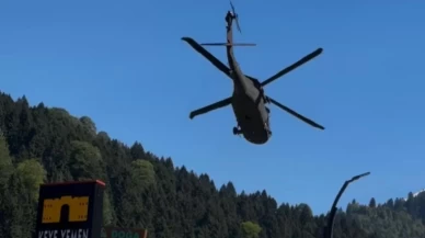 Ayder Yaylası'nda mahsur kalan 115 kişi helikopterlerle tahliye edildi