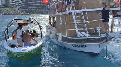 Marmaris'te jet ski ve tur teknesi çarpıştı