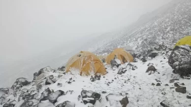 Ağrı Dağı’nda tırmanışa tipi engeli