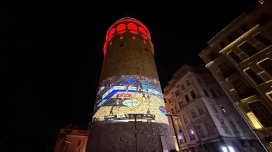 Galata Kulesi’nde final coşkusu