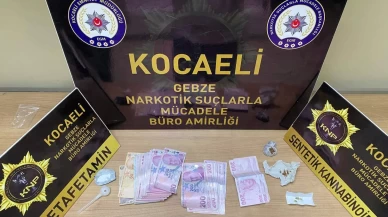 Kocaeli'de narkotik polisi uyuşturucuya geçit vermedi: 4 kişi tutuklandı