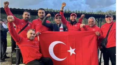 Milli sporcu Muaz Erdem Madran, atıcılıkta dünya şampiyonu olarak tarihe geçti!