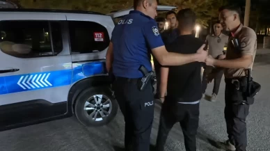 Polis ve bekçilerin alkollü şahıslarla imtihanı karakolda bitti