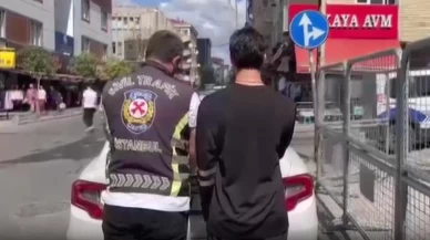 Trafik magandası polisten kaçamadı