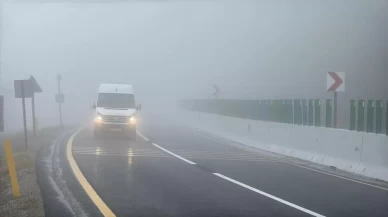 Bolu Dağı’nda sis ve sağanak etkili oluyor