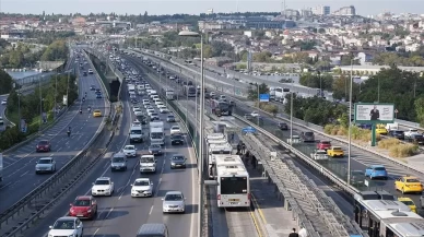 İstanbul'da trafik yoğunluğu!