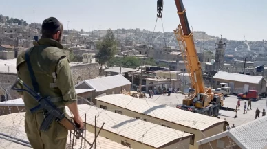 Kalkiliye’de skandal! İsrailliler Filistin topraklarını gasp etti!