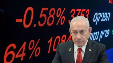 Netanyahu, Tel Aviv borsasındaki çöküşün ardından acil basın toplantısı düzenledi