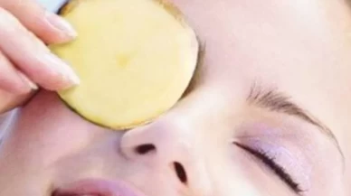 Göz altı morluklarına patates terapisi